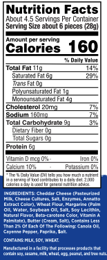 Aged Cheddar Cheese Straws