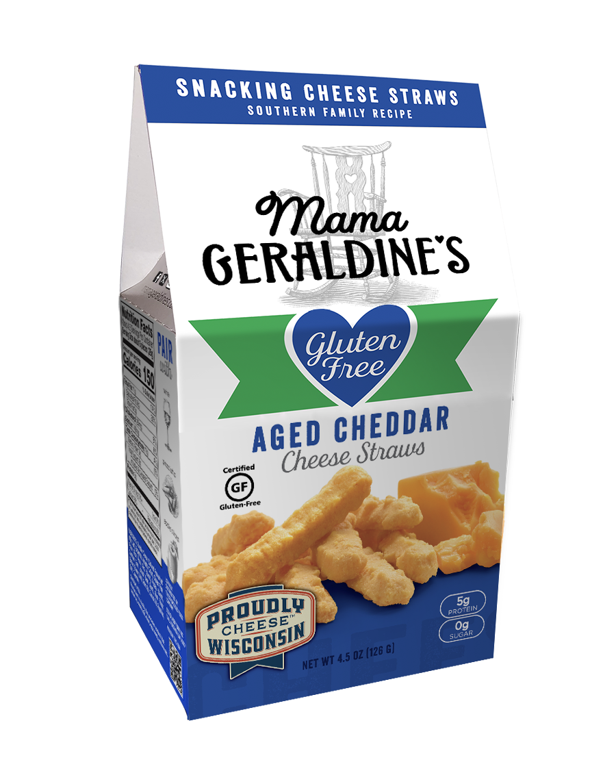 Gluten Free Aged Cheddar Cheese Straws