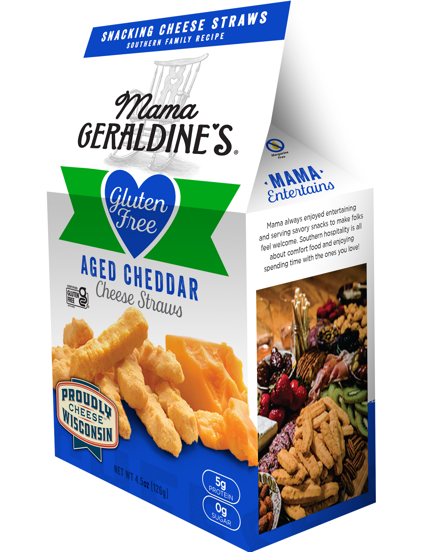 Gluten Free Aged Cheddar Cheese Straws