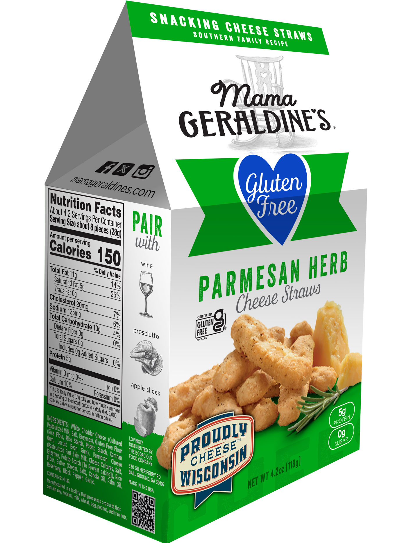 Gluten Free Parmesan Herb Cheese Straws
